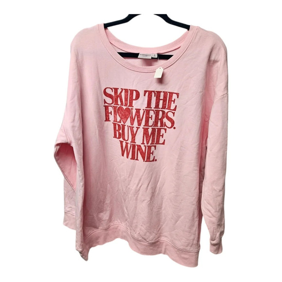 Torrid pink sweatshirt size 2x fleece - Picture 1 of 4